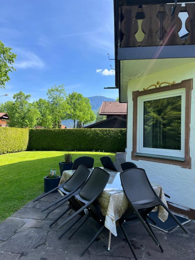 Doppelhaushaelfte Zugspitzblick Mit Privatem Garten Гарміш-Партенкірхен Екстер'єр фото